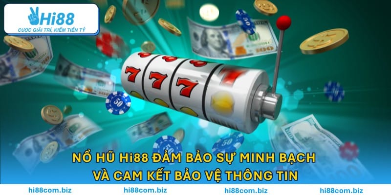 Nổ hũ Hi88 đảm bảo sự minh bạch và cam kết bảo vệ thông tin